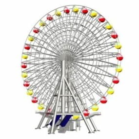 Disney Land Big Ferris Wheel 3d model