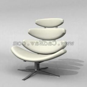 Moderni Chaise Longue Furniture 3D-malli