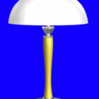 Meubles de lampe de table modernes en chrome