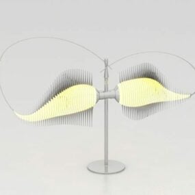 Moderne abstrakte Tischlampe 3D-Modell