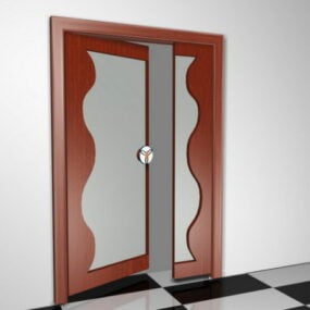 Moderní bytový design vstupních dveří 3D model