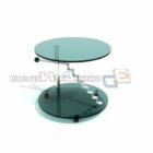 Moderní nábytek skleněný stolek