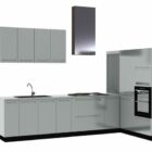 Gabinete de cocina de diseño moderno para el hogar