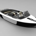 Watercraft Modern Motorboat
