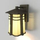 Outdoor Brass Wall Sconce
