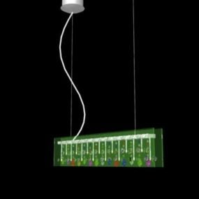 Pendant Lighting Design For Dining Room 3d model