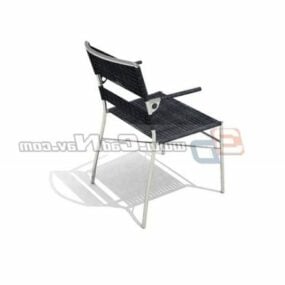 3d модель сучасного меблевого сталевого крісла