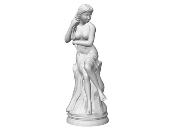 Modern Woman Sculpt Statue
