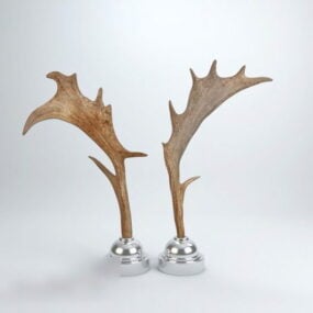 Moose Antlers Decoration 3d-modell