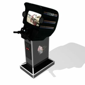 Motorcycle Game Machine 3d model