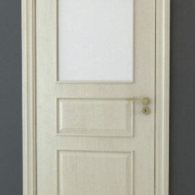 3d модель домашнього формованого дверного скла