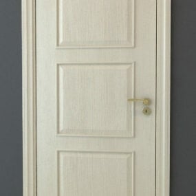 Home Furniture Moulded Matching Door 3d model