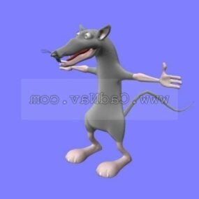 Cartoon Mouse Character 3d model