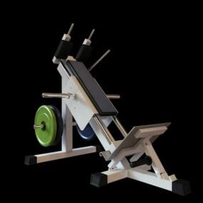 Basic Exercise Fitness Equipment 3d-modell