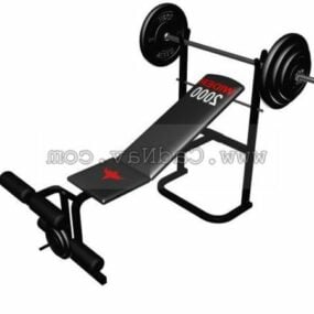 Fitness Multi Adjustable Weight Bench 3d model