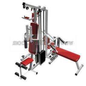 Multi Functional Gym Center 3d-modell