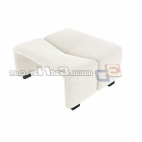 Furniture Multi-function Stool Ottoman 3d model