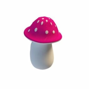 Ornement de champignon de jardin modèle 3D