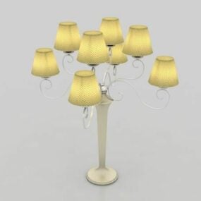 3d модель дизайну неокласичної настільної лампи
