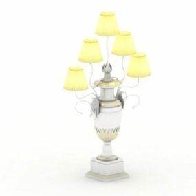 Modern Trophy Table Lamp 3d model