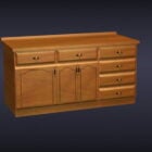 Oak Wooden Kitchen Cabinets