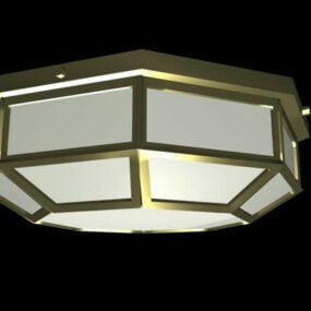 Octagonal Shape Home Ceiling Light 3d model