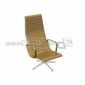 사무용 가구 대나무 라운지 의자 3d 모델