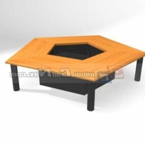 Kontorsmöbler mötesbord 3d-modell