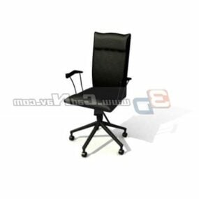 Office Furniture Swivel Leather Chair 3d model