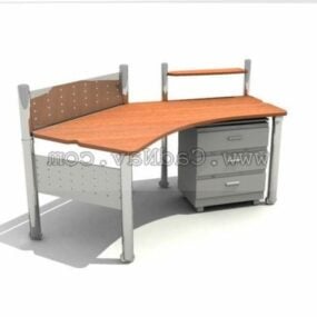 オフィステーブル、キャビネット、家具3Dモデル