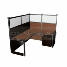 Office Furniture Cube Farm 3d model