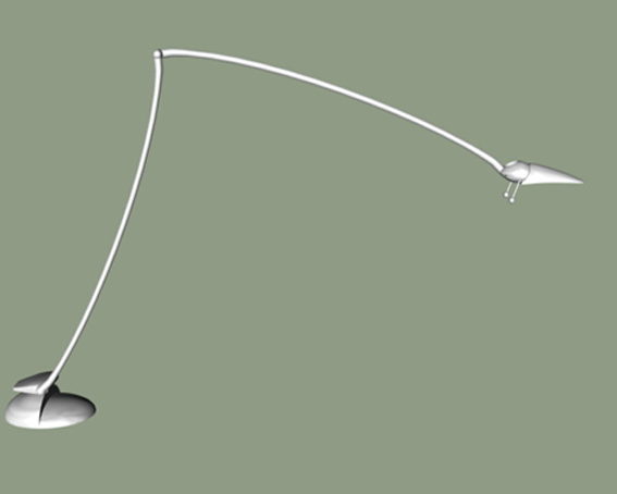 Schreibtischlampe Einfaches Design Kostenloses 3d Modell Max