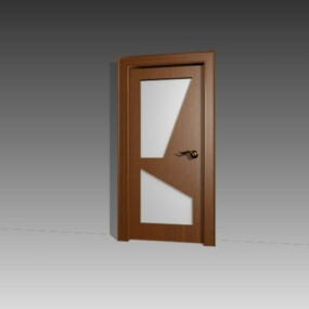 Office Design Door With Glass 3d model