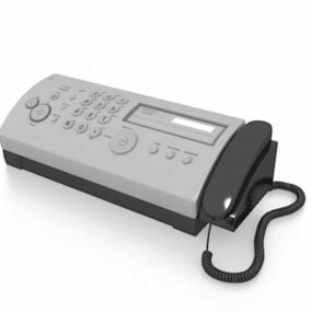 Office Fax Machine 3d model