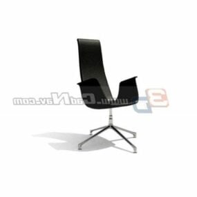 Ofis Mobilyaları Yüksek Arka Kuğu Sandalye 3D model
