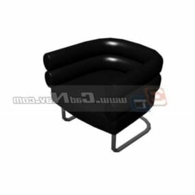 Office Furniture Leather Tub Chair 3d model