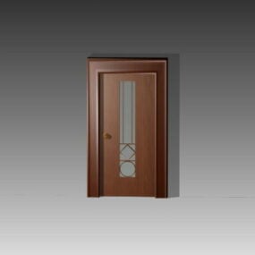 Glazed Door For Office Design 3d model