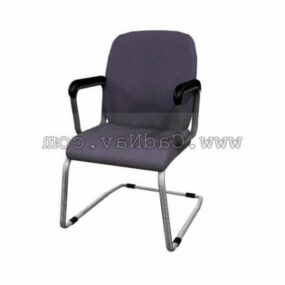 Office Furniture Steel Armchair 3d model