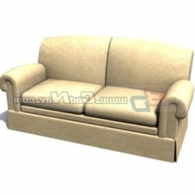 Office Guess Room Two Seats Sofa 3d model