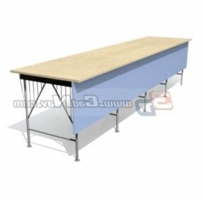 Office Furniture Work Bench 3d model