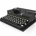 Bureau vieille machine à écrire