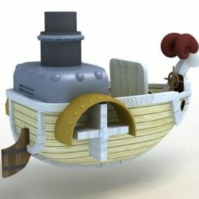 One Piece Anime Going Merry 3D-model
