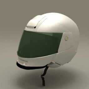 3d модель мотоциклетного шолома з відкритим обличчям