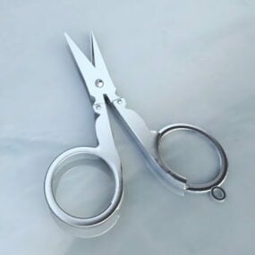 Open Scissors Hand Tools 3d model