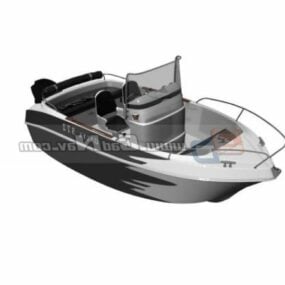 Водний транспорт Яхта Човен Рятувальний катер 3d модель