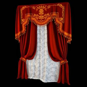 Samhail 3d de Opera Shade Windows Curtain Valance