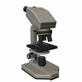 Sairaalan optinen mikroskooppi 3D-malli