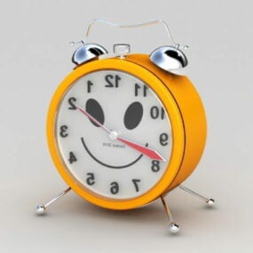 Home Orange Alarm Clock 3d model