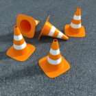 Street Orange Traffic Cones