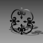 Panel Wrought Iron Ornament Elements